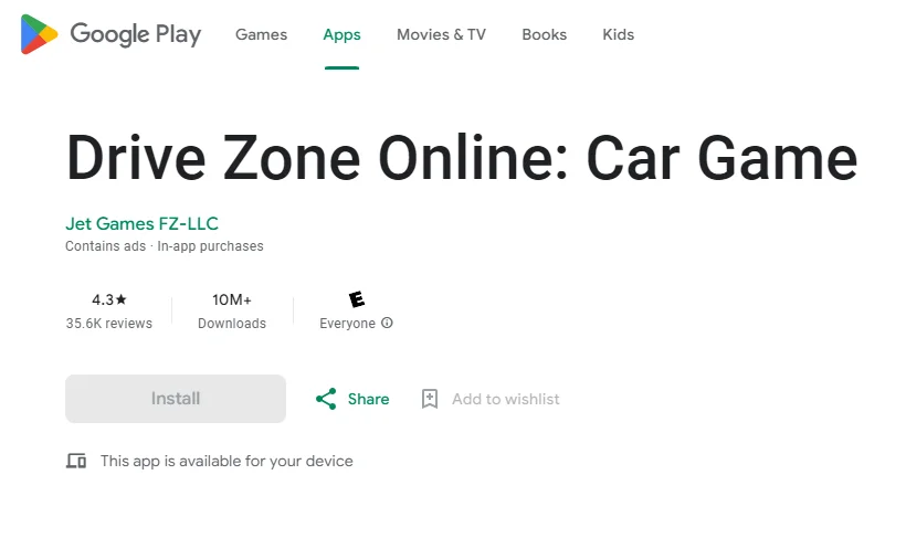 drive zone online